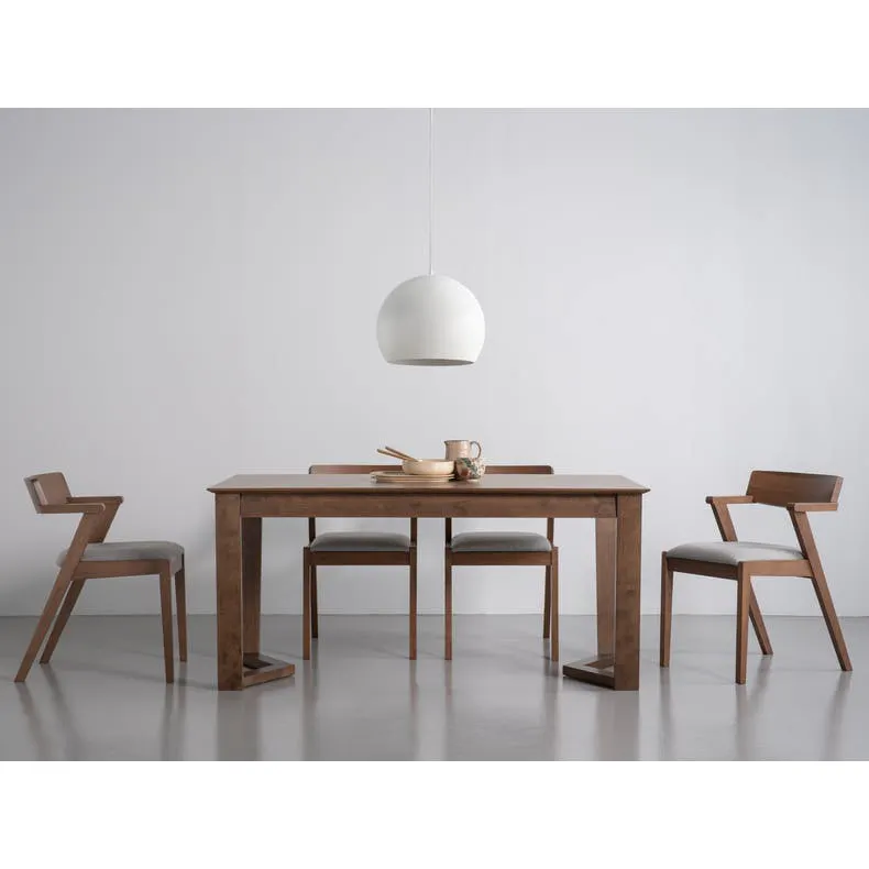 (As-is) Imogen Dining Chair - Cocoa, Dolphin Grey (Fabric) - 3 - 11