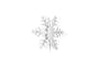 Snowflakes Paper Decor - White - 1