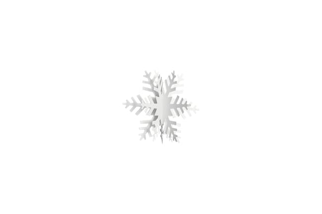 Snowflakes Paper Decor - White - 3