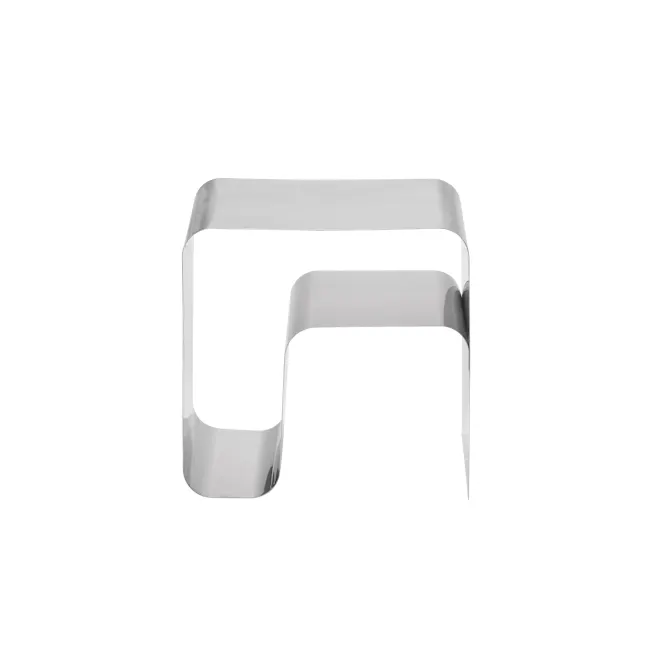 Cruso Side Table (Stainless Steel) - 1