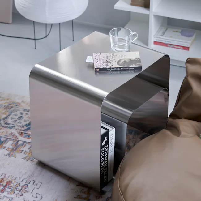 Cruso Side Table (Stainless Steel) - 10