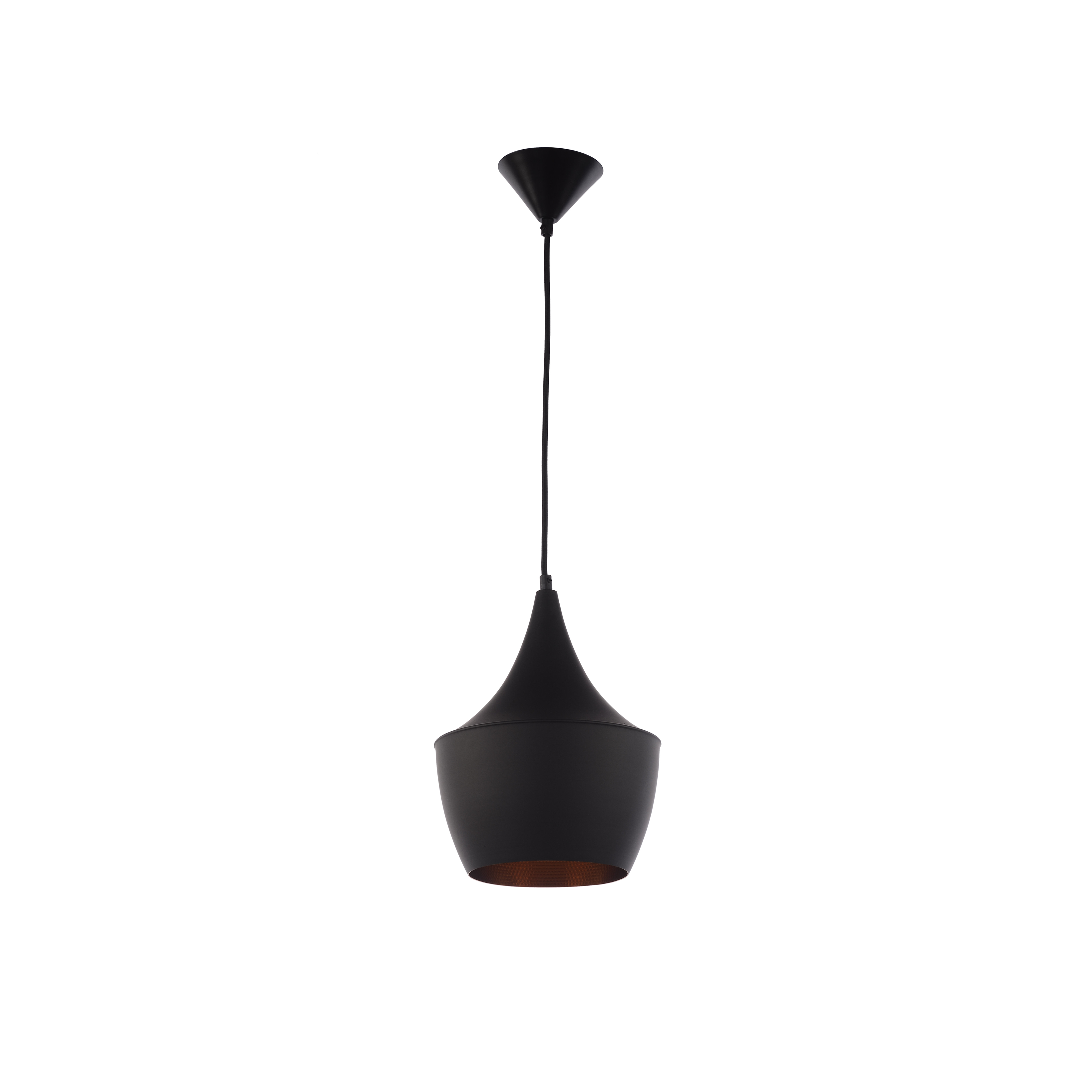 (As-is) Sven Bell Pendant Lamp - Black