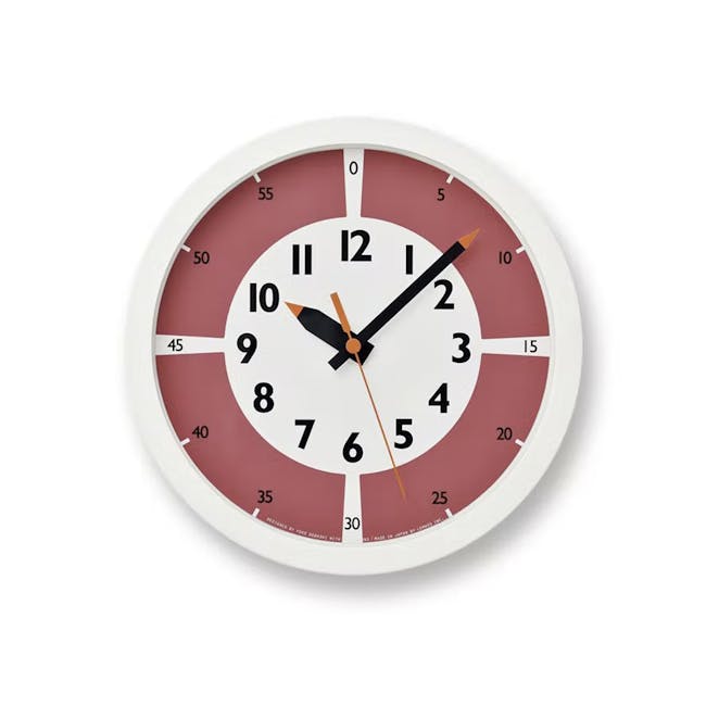 Montessori Fun Pun Clock Colour - Red - 0