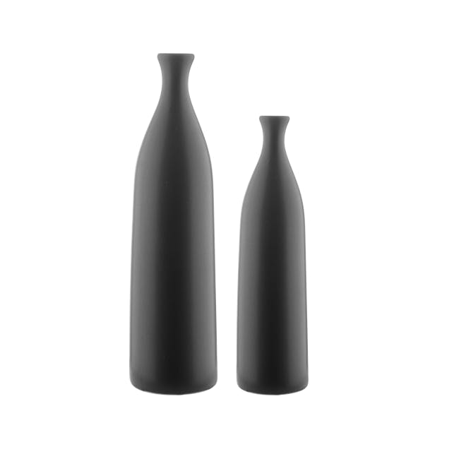 Dune Vase - Black (2 Sizes) - 0