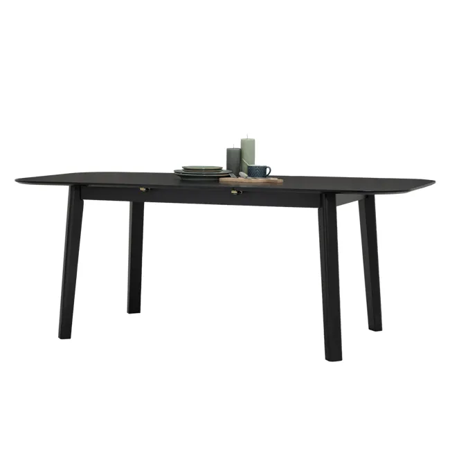 Waylen Extendable Dining Table 1.5m-1.95m - Black - 8