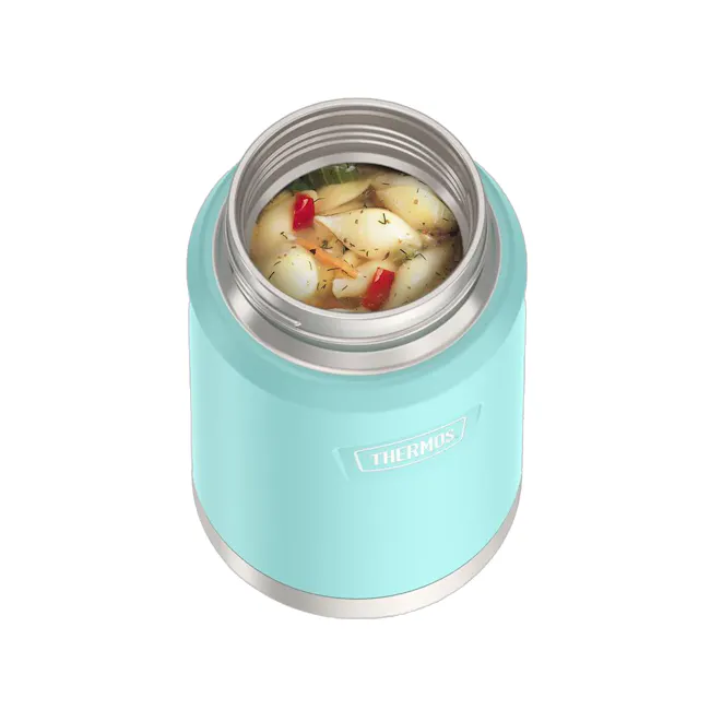 Thermos® ICON™ Food Jar 24oz with Foldable Spoon (IS3012) - Seafoam Green - 2