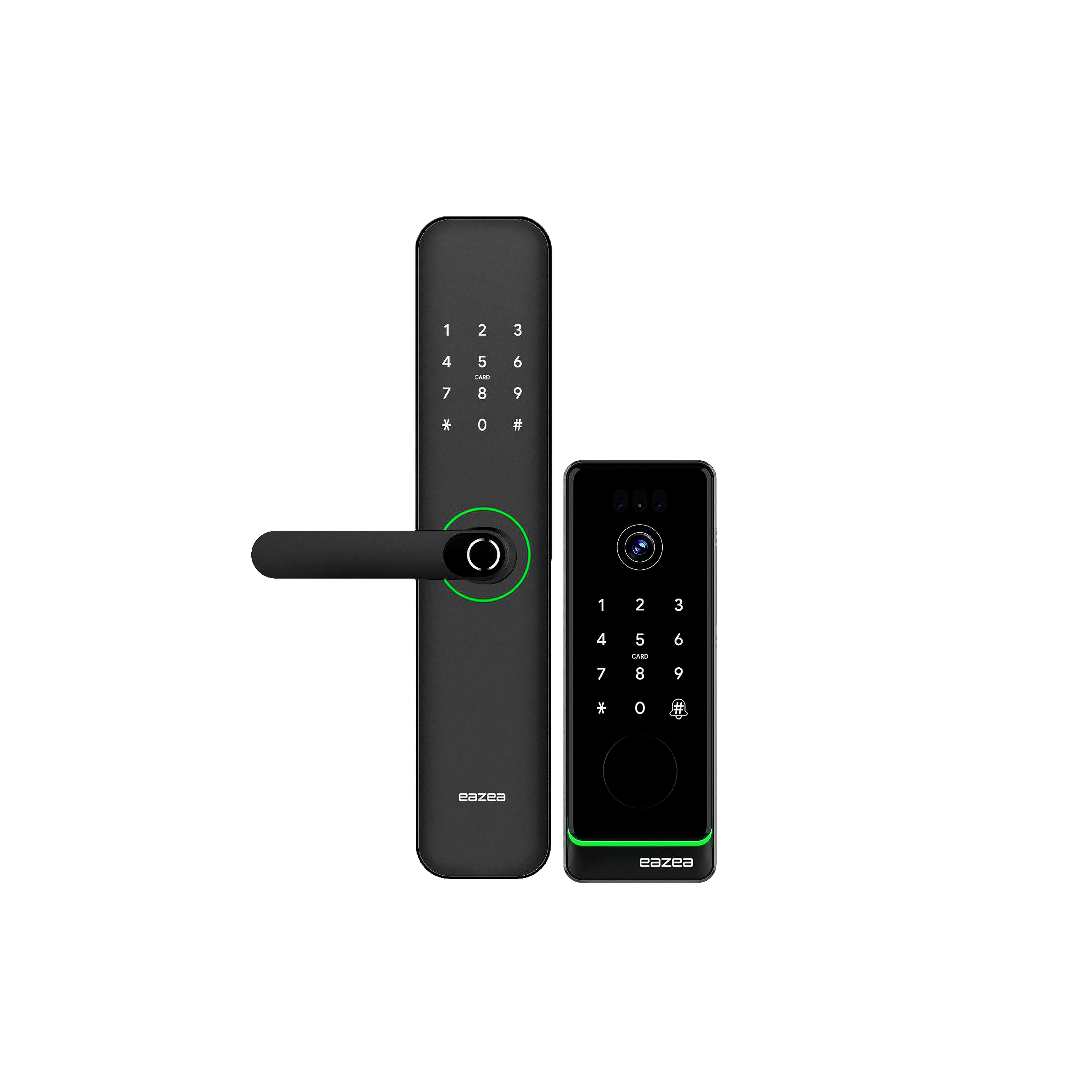 Eazea AXIS Edge Smart Door Lock + AXIS-G Pro Smart Gate Digital Lock Bundle