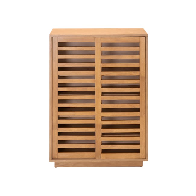 Keita Shoe Cabinet - Oak - 0