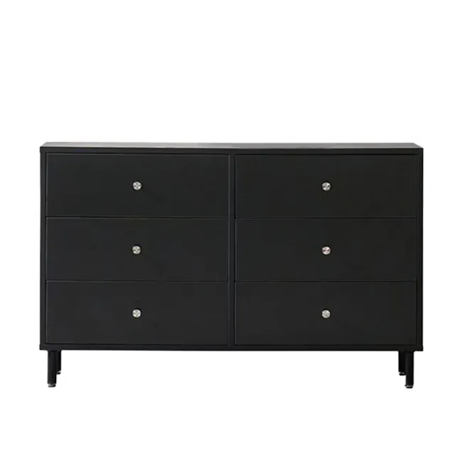 Seek 3 Drawer Chest 1.2m - Black - 1
