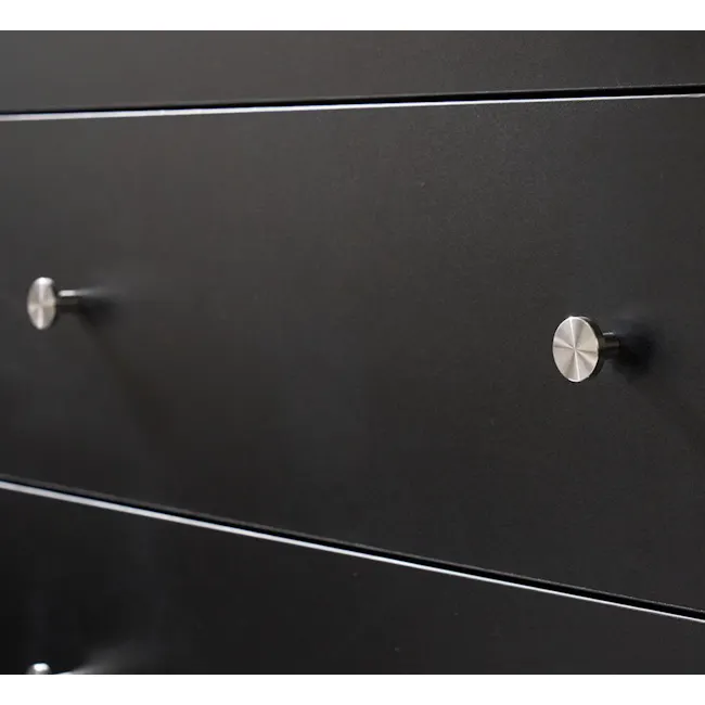 Seek 3 Drawer Chest 1.2m - Black - 8