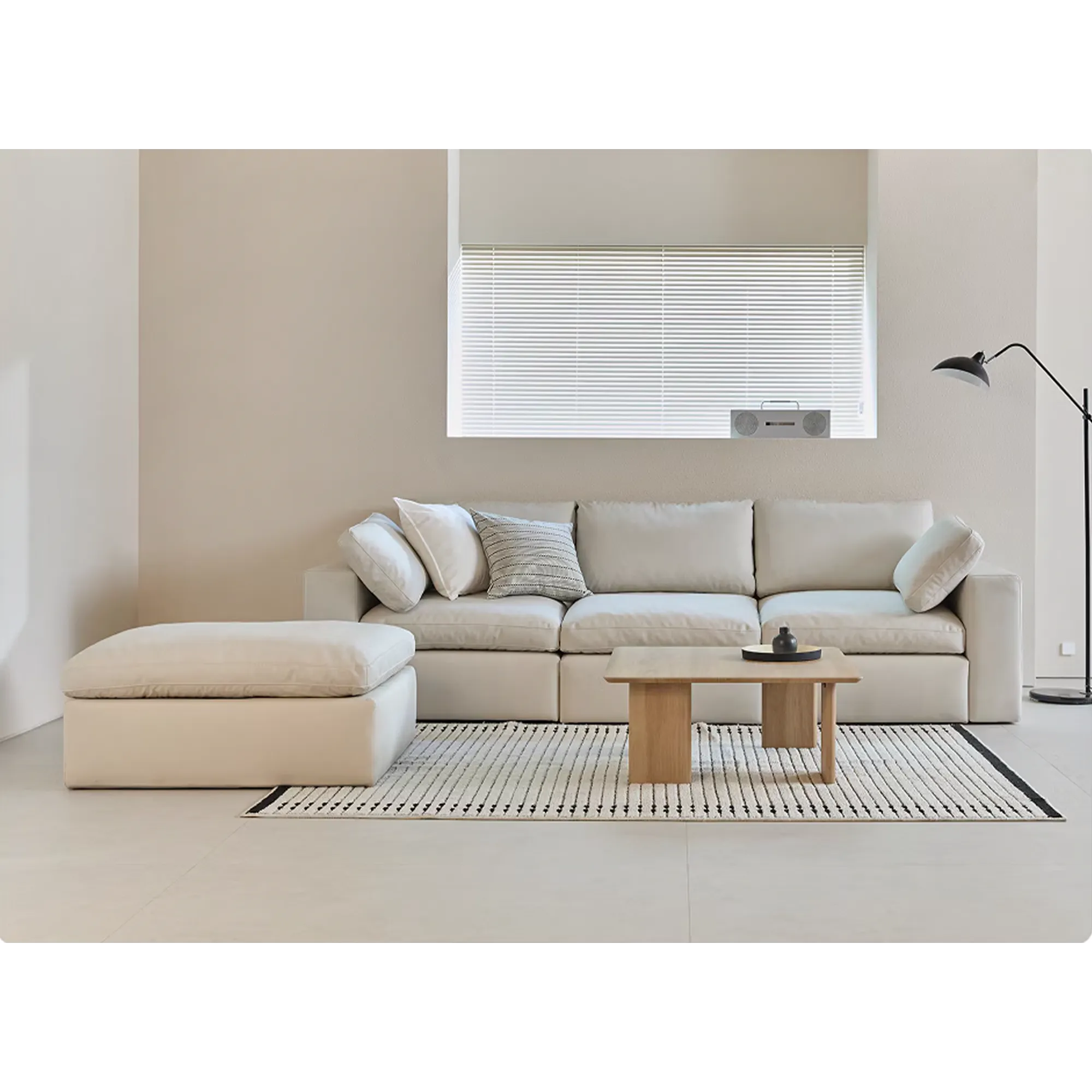 Raye 3 Seater Sofa - Camel Tan (Faux Leather) - 16
