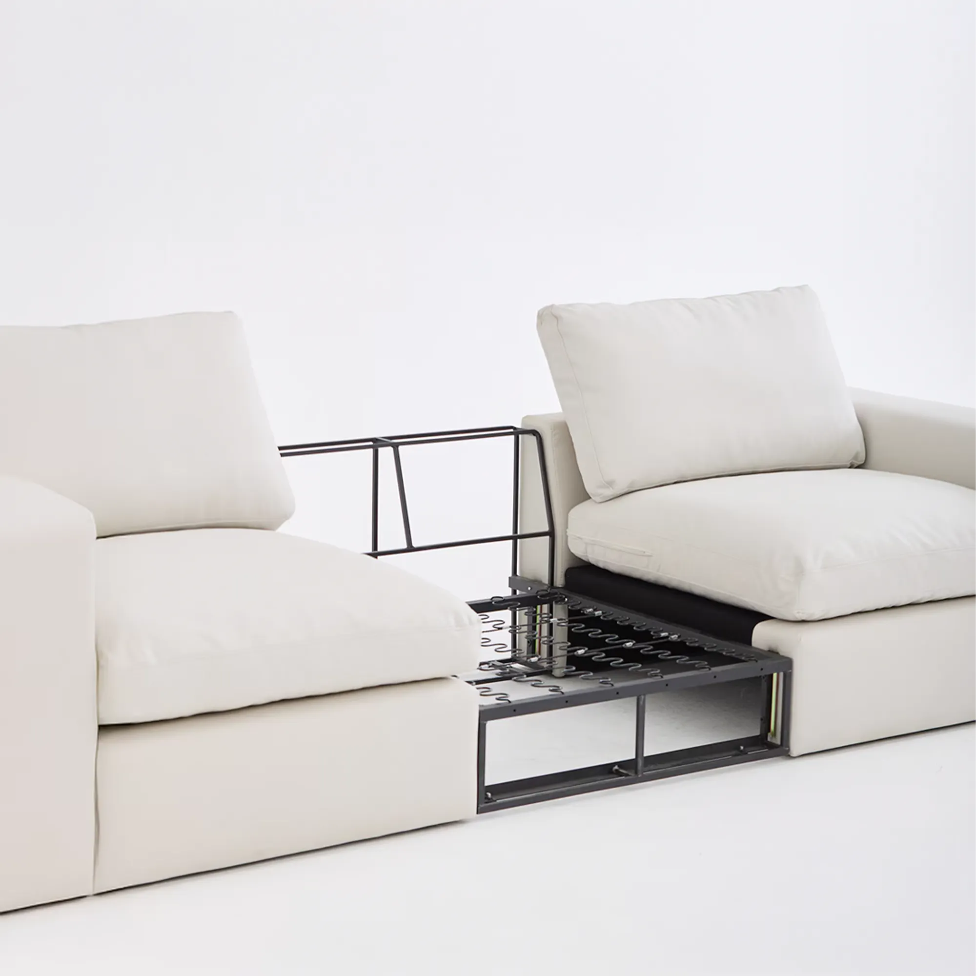 Raye 3 Seater Sofa - Camel Tan (Faux Leather) - 18