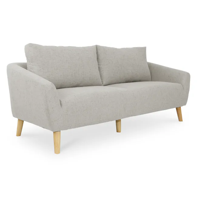 Hana 3 Seater Sofa with Hana 2 Seater Sofa - Sand - 6