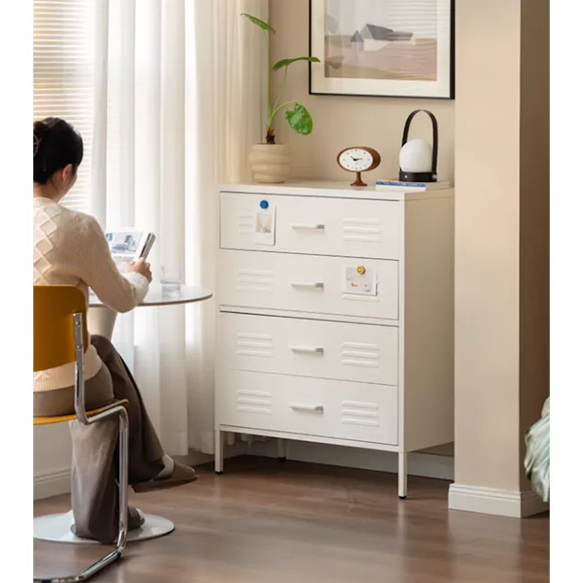 Gradie Metal 4 Drawer Chest 0.8m - 2