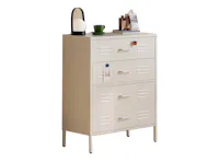 Gradie Metal 4 Drawer Chest 0.8m