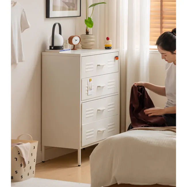 Gradie Metal 4 Drawer Chest 0.8m - 11
