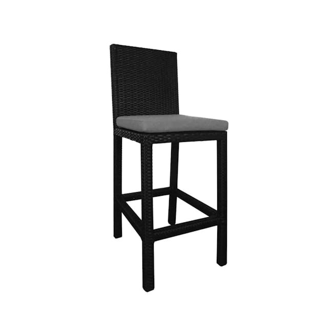 Midas 2 Chair Bar Set - Grey Cushion - 1