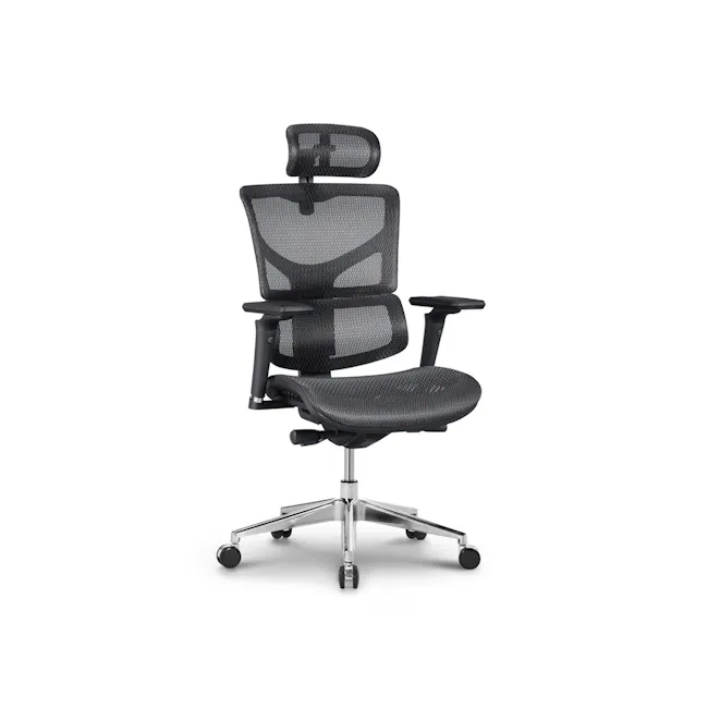 Sail Basic Ergonomic Chair with Leg Rest V4 - Black - 2