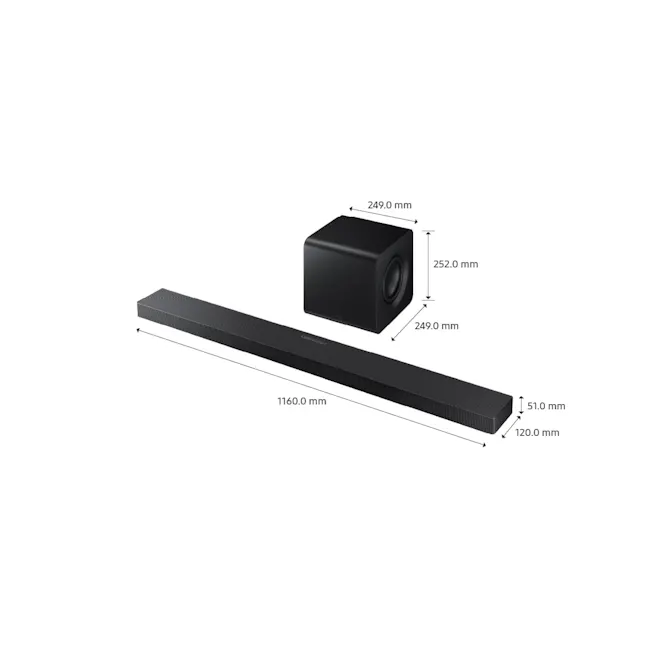 Q-Series Soundbar HW-QS700F 3.1.2ch Subwoofer (2025) - 14