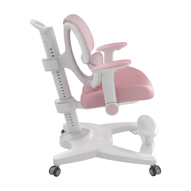 Kids Ergonomic Study Chair - Pink - 4