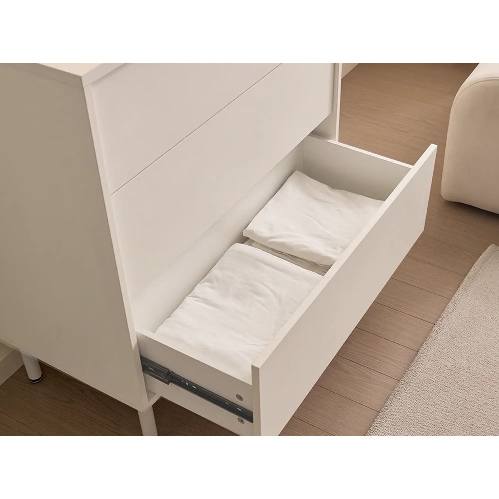 Mono 6 Drawer Chest 1.2m - White - 23