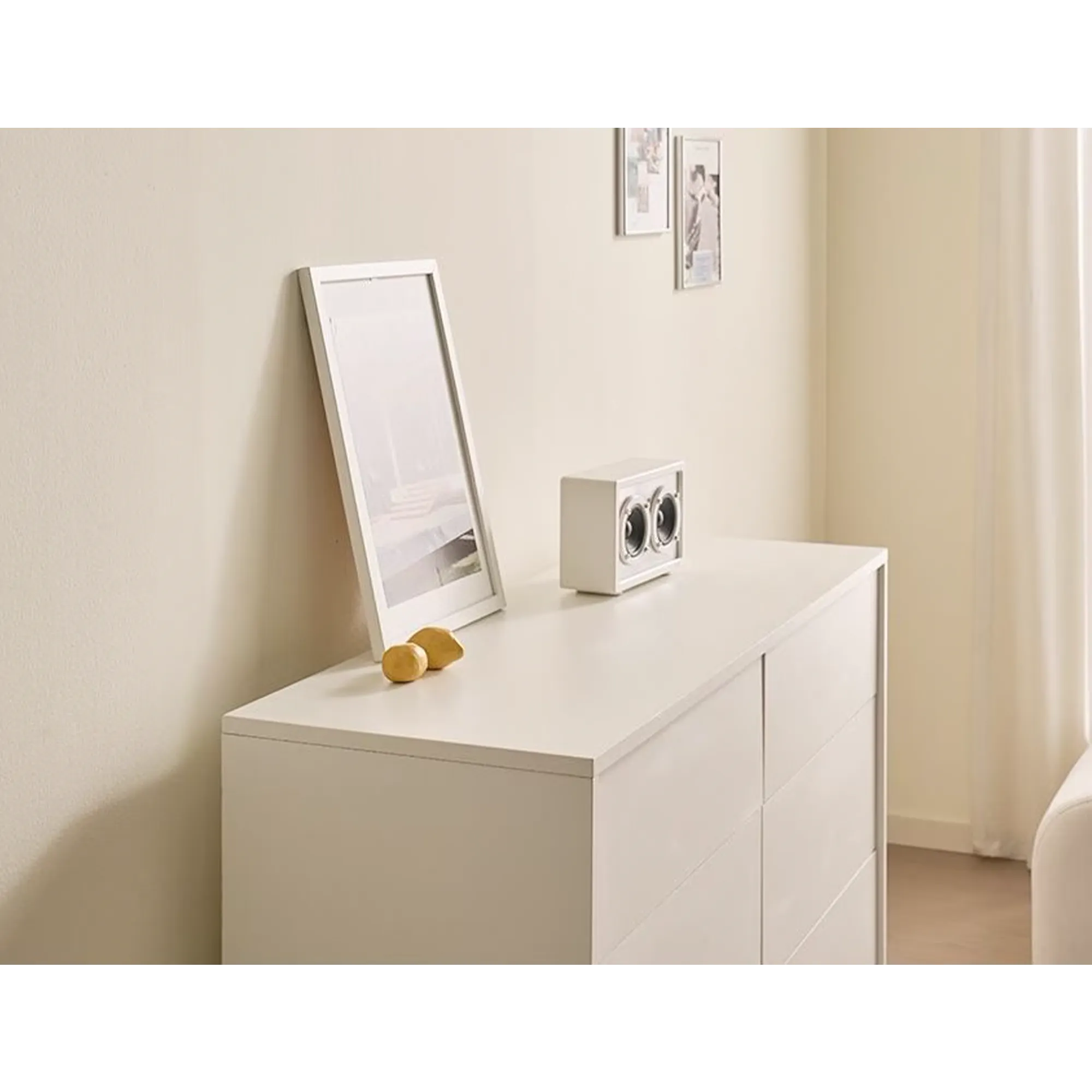 Mono 6 Drawer Chest 1.2m - White - 14