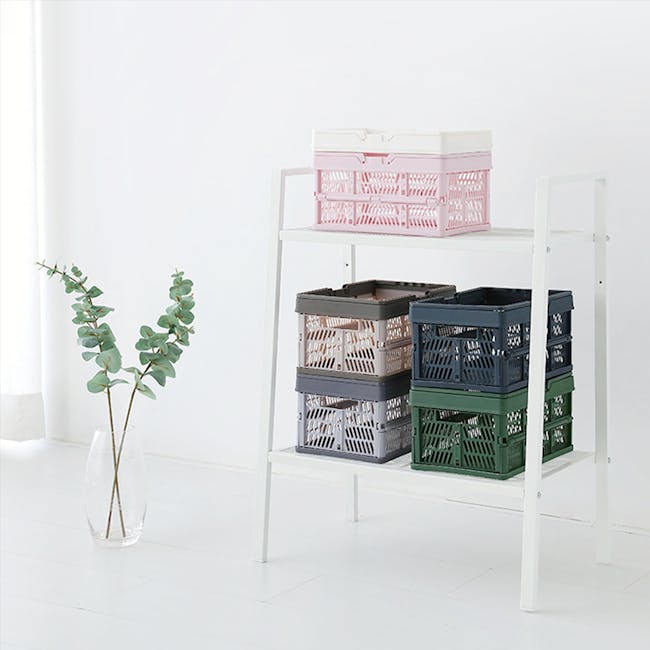 Kono Foldable Storage Basket 8L - Duo Beige - 6