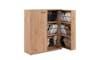 Satos Shoe Cabinet 1m - Oak - 6
