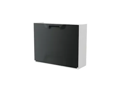 Linea Unika Shoe Rack Stackable Modular - Black