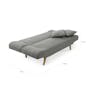 Maven Sofa Bed - Beige (Eco Clean Fabric) - 10
