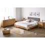 Todd Queen Bed with 2 Todd Twin Bedside Tables - 1