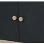 Flo 2-Door Low Storage Cabinet - Night - 4