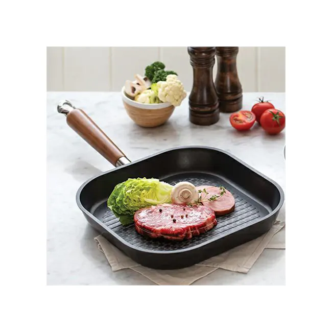 HAPPYCALL Crocodile IH Graphene Square Grill Pan - 28cm - 2