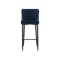 Tobias Counter Chair - Navy (Velvet) - 1