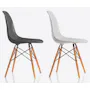 Harold Round Dining Table 1.05m with 4 Oslo Chairs in White - 7