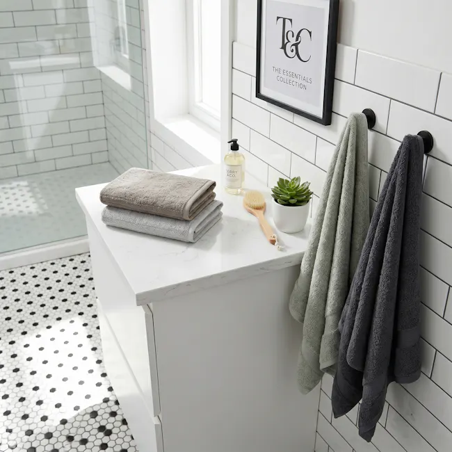 EVERYDAY 100% Cotton Bath Towel 140 x 70 cm - Greige - 2