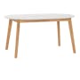 (As-is) Werner Oval Extendable Dining Table 1.5m-2m - Natural, White - 16