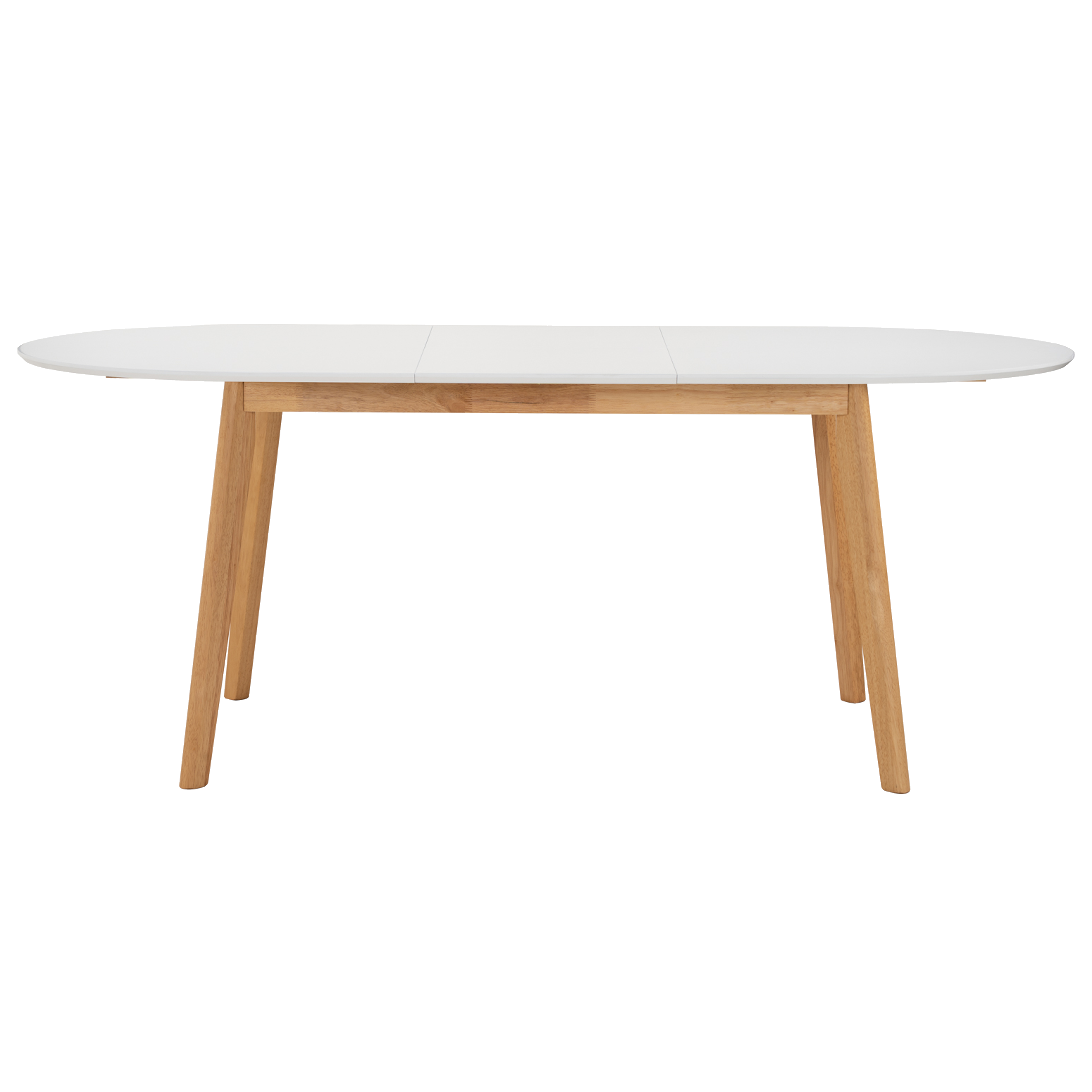 white oval dining table for 6