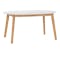 Werner Oval Extendable Dining Table 1.5m-2m - Natural, White - 9