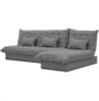 Tessa 3 Seater Storage Sofa Bed - Pewter Grey (Eco Clean Fabric) - 10