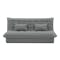 Tessa 3 Seater Storage Sofa Bed - Pigeon Grey - 0