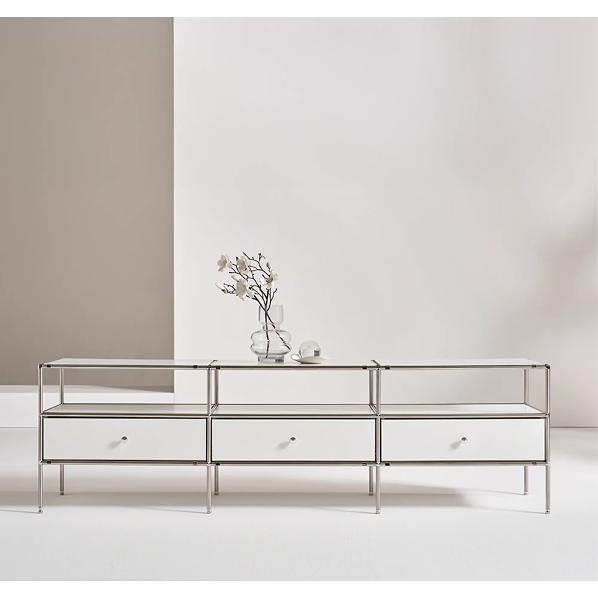 Ace TV Console 1.8m - White - 7