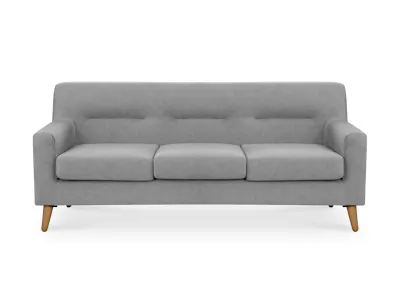 Damien 3 Seater Sofa - Grey (Scratch Resistant)