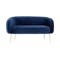 Alero 2 Seater Sofa with Alero Armchair - Midnight Blue - 6
