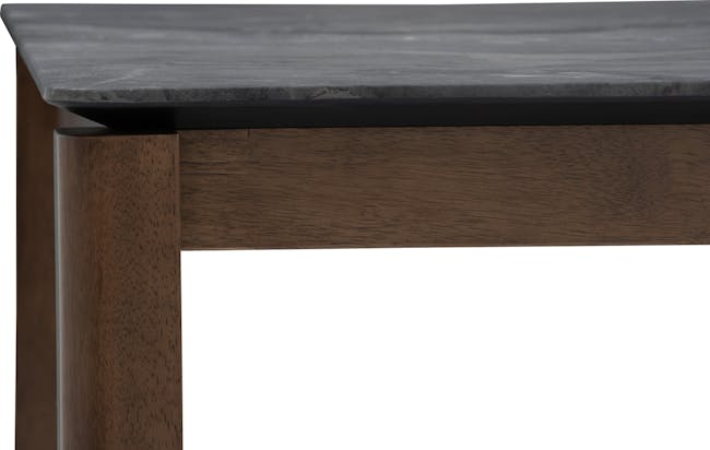 Finna Dining Table 1.6m - Cocoa, Grey Marble (Smart Top™) - 7