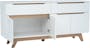 Miah Sideboard 1.6m - Natural, White - 3
