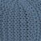 Moana Knitted Pouf - Cobalt Blue - 3