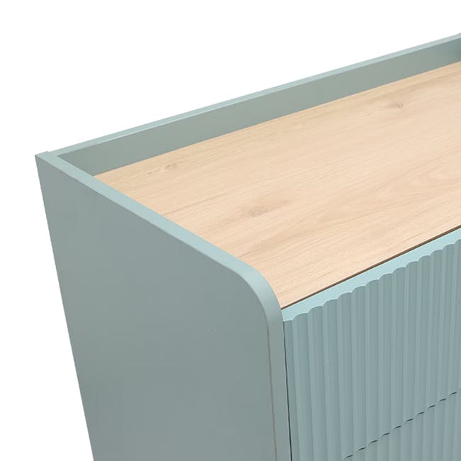 Soula 6 Drawer Chest 1.2m - Green - 3