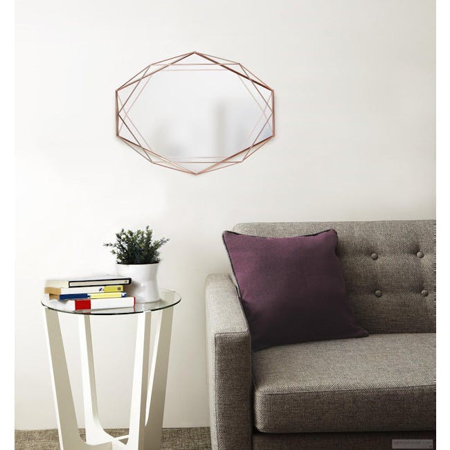 Prisma Mirror/Tray 57 x 43 cm - Copper - 3