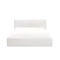 Maine Storage Queen Bed - White Boucle